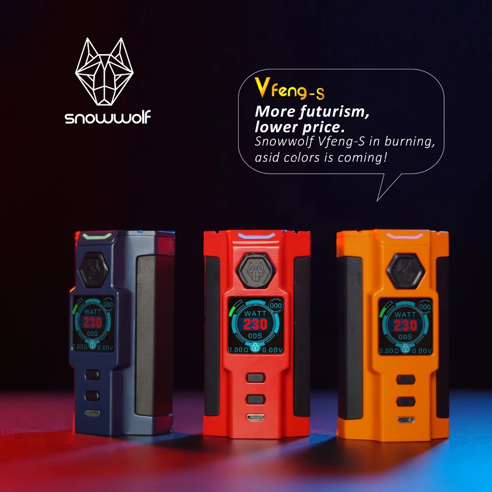  Электронная сигарета SNOWWOLF Vfeng - s Mod Прямая поставка с завода