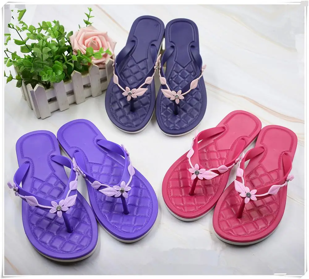 Laser Cut Design Flat Simple Summer Trendy Flip Flops Slippers