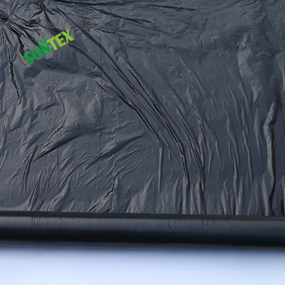 Strawberry Greenhouse Ground Cover Poly Film 20 Micron Black Pest Control Mulch Film 1*500m