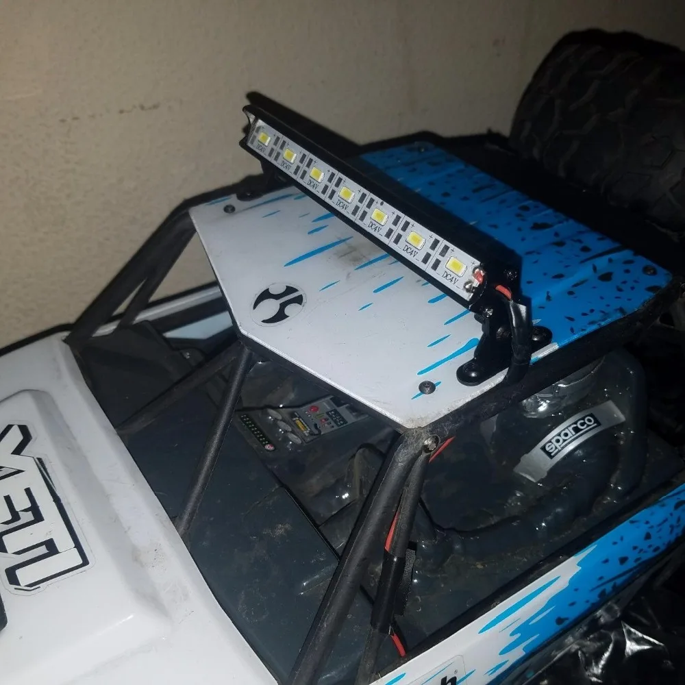 RC Aluminum Light Bar Super 8 LED - Fit on Chidren RC Car Toys for Kids RC Toy