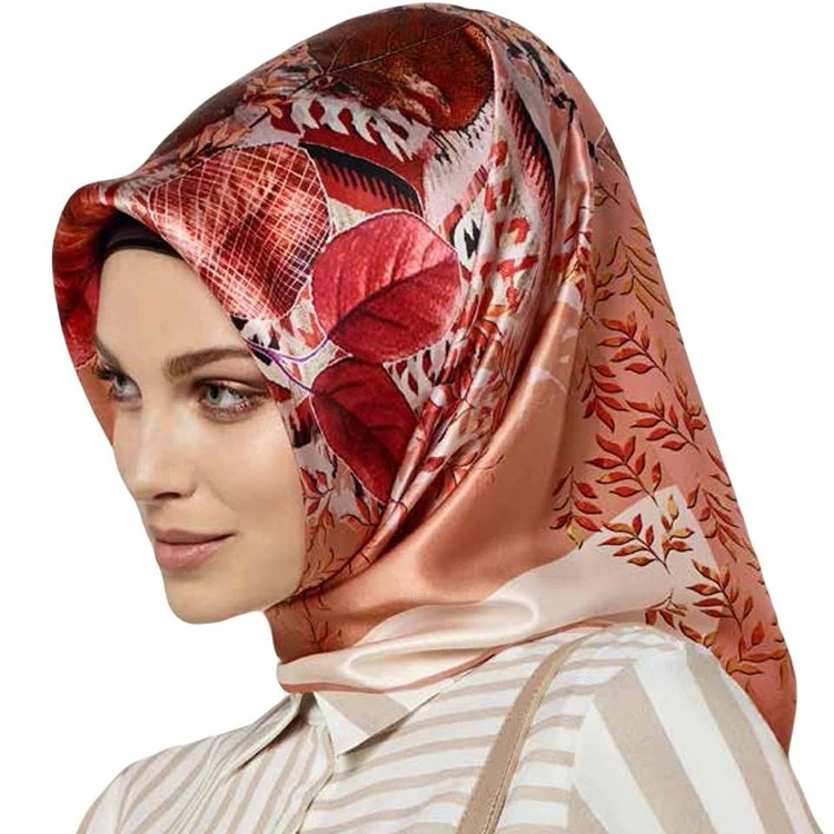 100% Silk Scarf Fabric Comfortable Satin Silk Scarf Runmei Silk Scarf Wholesale China