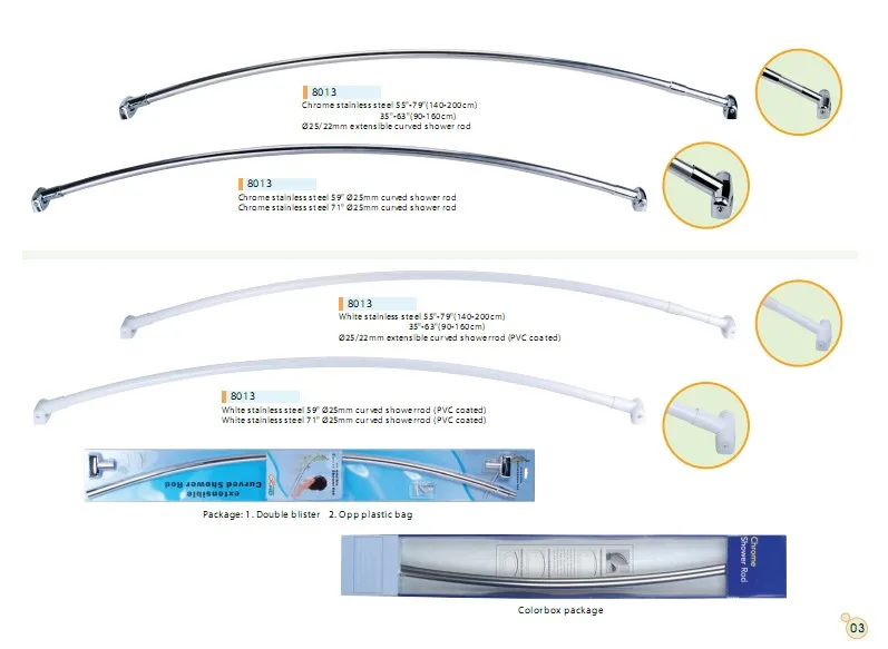 Useful Curved Shower Curtain Rod