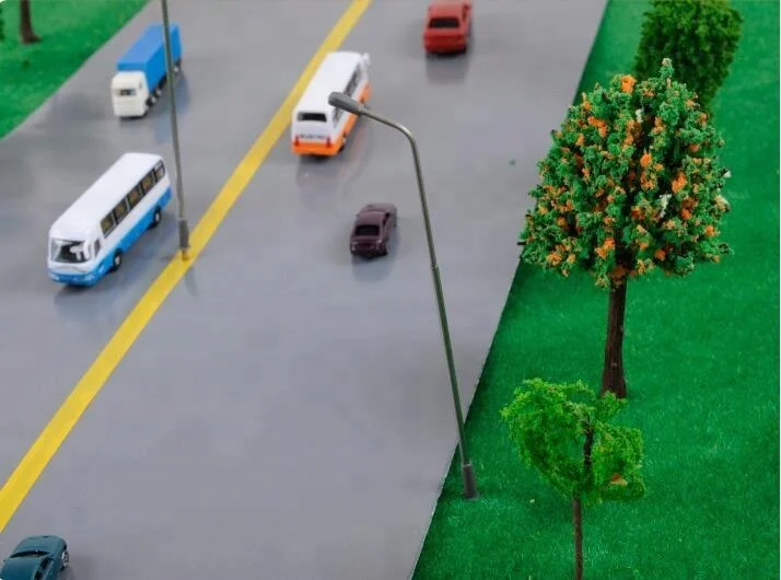 Металлический светодиодный белый свет масштаба 2018 1:150