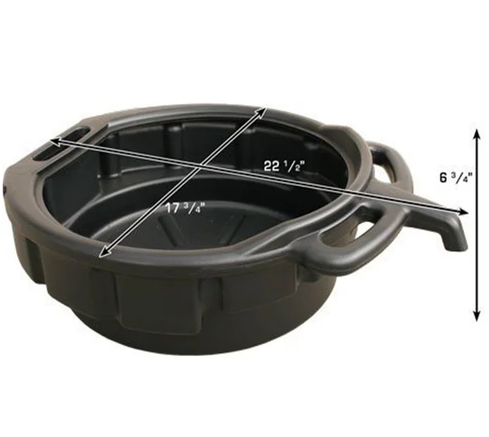 Autobody 15L plastic oil drain pan