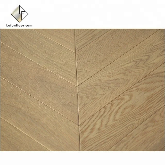 light color herringbone parquet european oak flooring