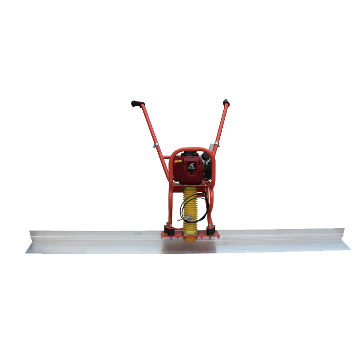 2024 Stainless steel vibratory floor leveling surface finishing machine vibrating concrete screed