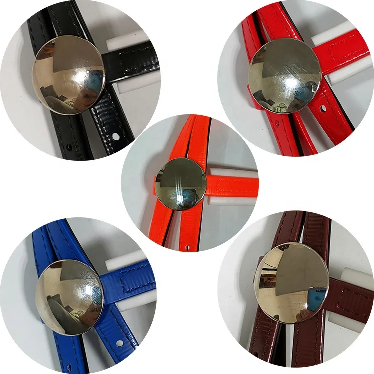 red PVC horse bridle and rein, colorful racing horses accessories