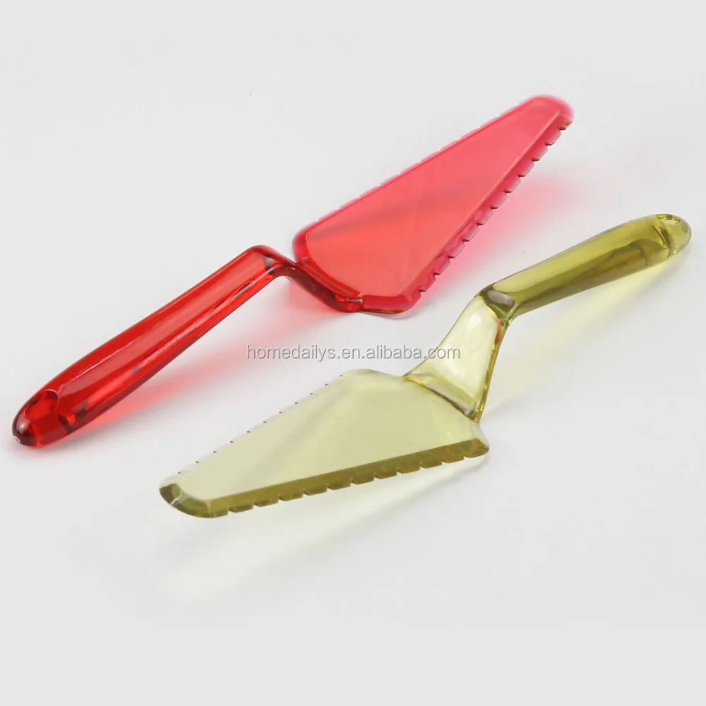 Transparent PS Pizza or Pie Server,Cake Cutter Slicer,Cheese Knives