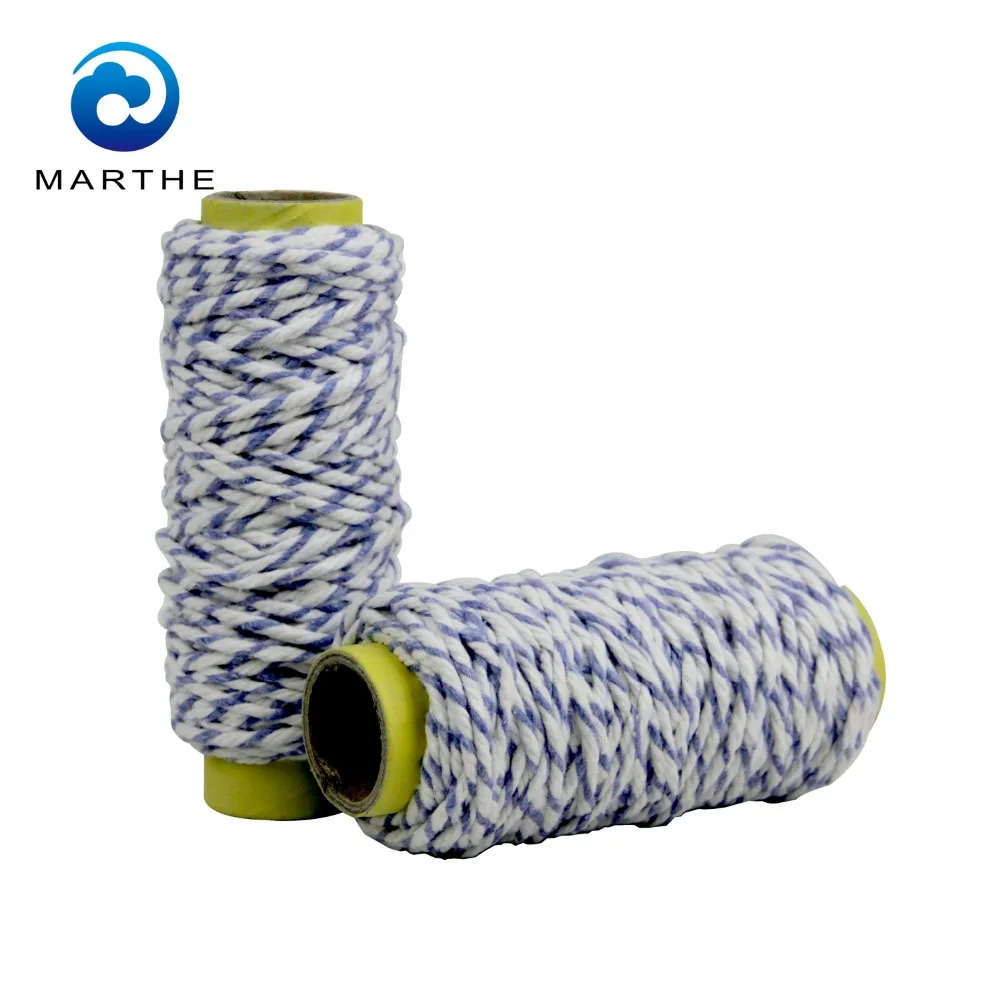 
Bi color cotton and polyester mop yarn 