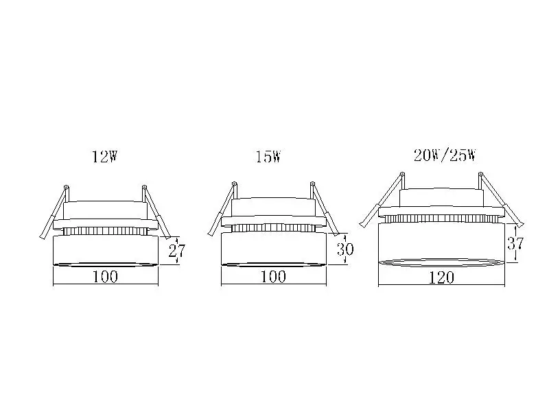 2022 new arrival recessed cob led downlight 12W 15W 20W 25W ceiling spotlight for residential architectural lighting