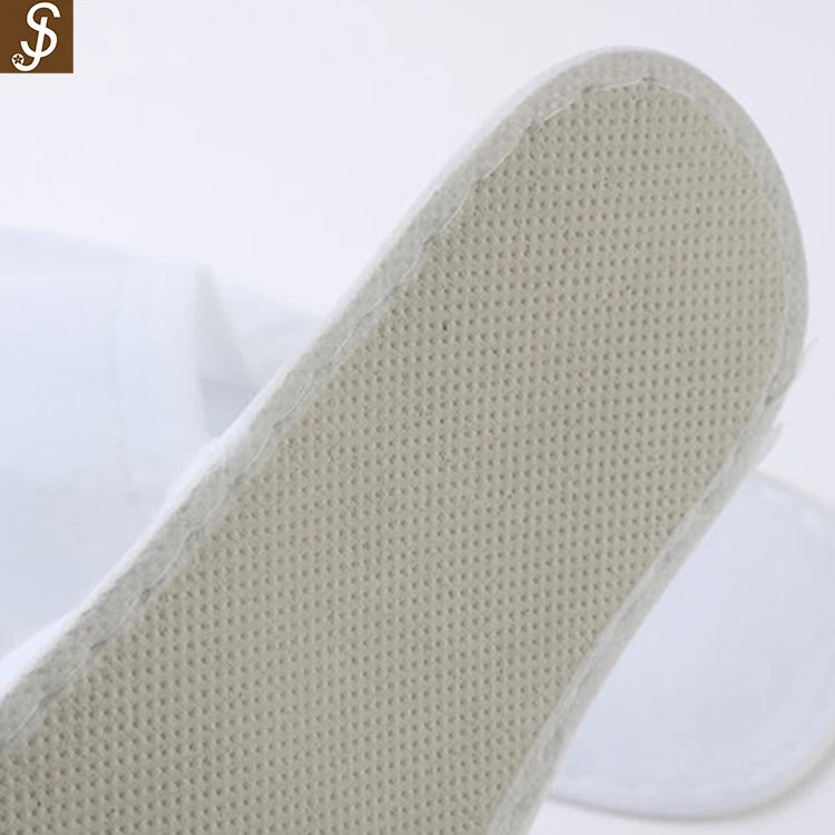 Белые нетканые Тапочки S & J, одноразовые Тапочки хорошего качества для гостей отеля, спа