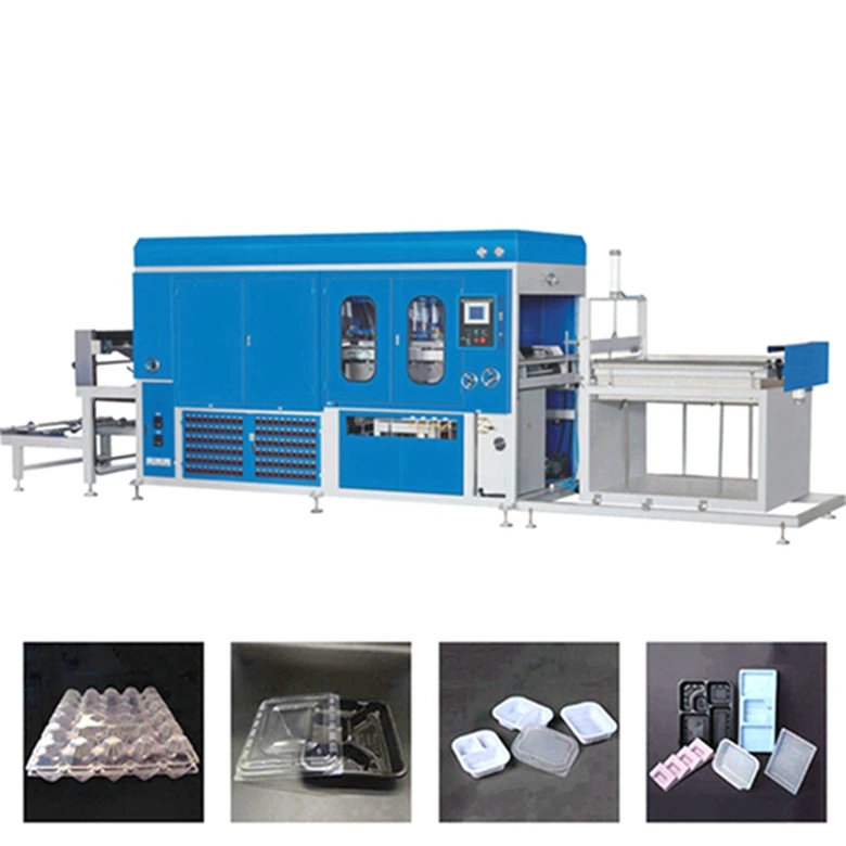 
Full Automatic PP, PET, HIPS, BOPS, PE, PLA, PVC, ABS Thermoforming Machine 