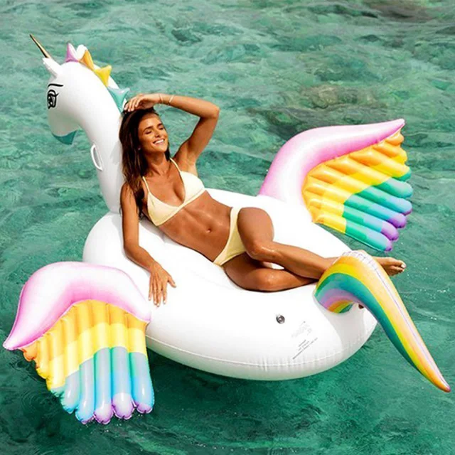 swimming pontoon floats /Inflatable pegasus Environmental protection PVC float/swimming pool