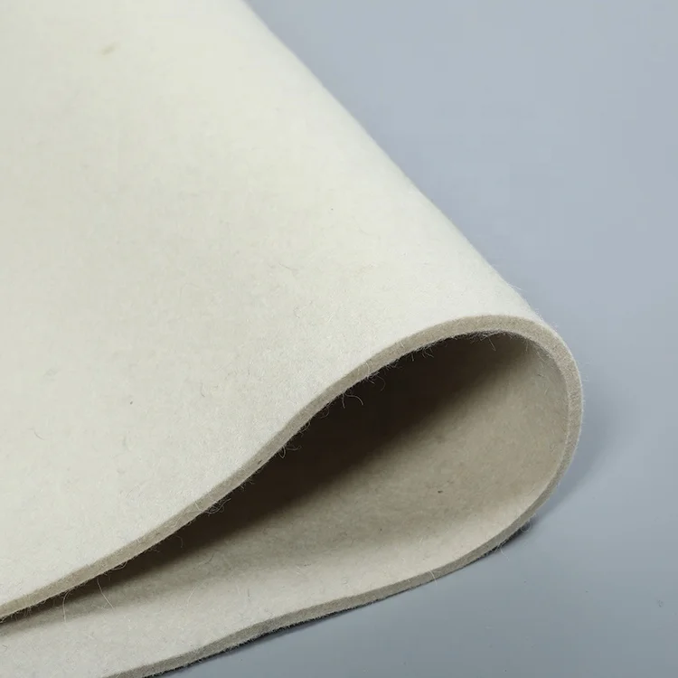 
10mm thick pure 100 merino wool felt fabric wholesale 