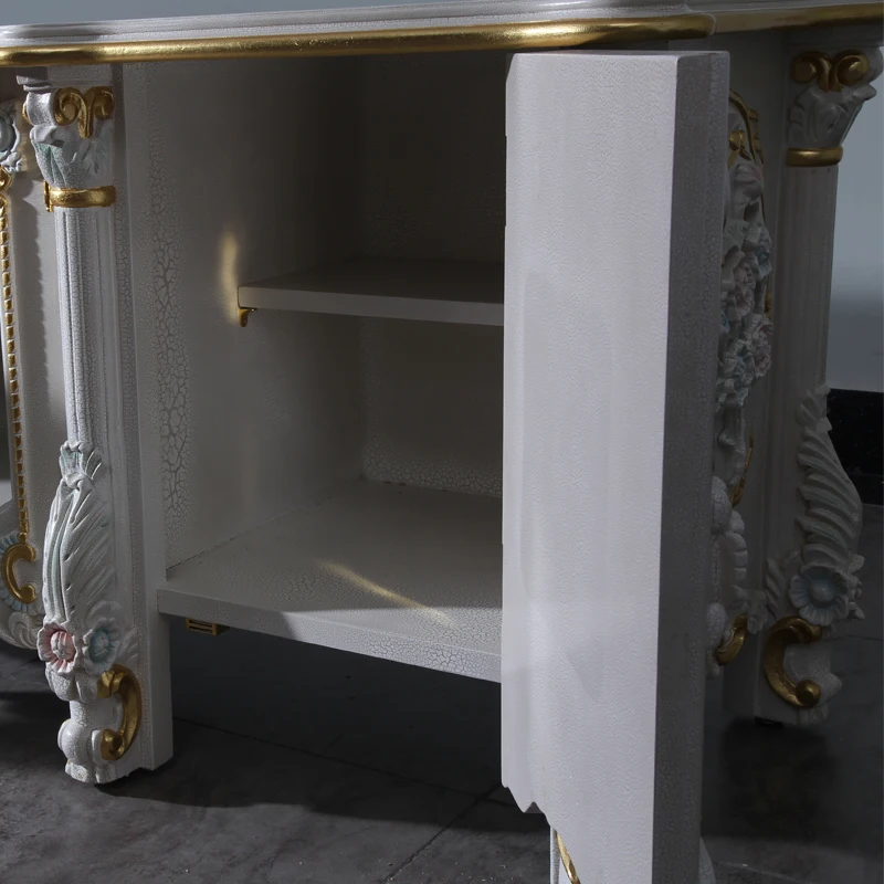 European style furniture living room floor cabinet high end classic furniture