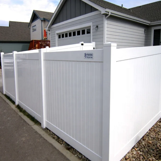 6ft.Hx8ft.W Premium virgin vinyl pvc privacy fence white