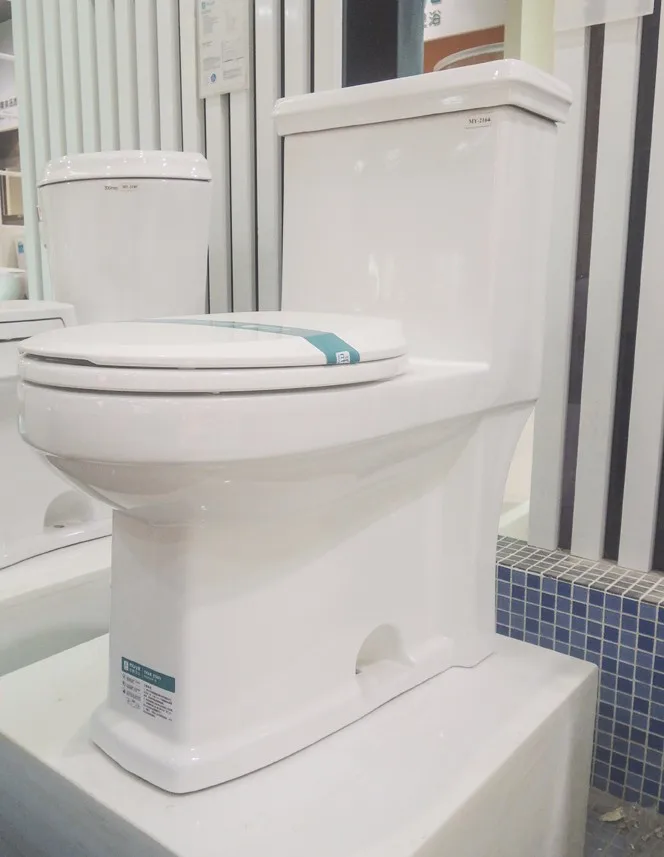 PP Extended Circular Plate Cupc Flush Valve Wc Completed High Efficiency Toilets