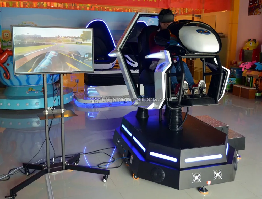 Один игрок vr машина гоночная игра vr вождения автомобиль гоночный симулятор оборудования в Китае