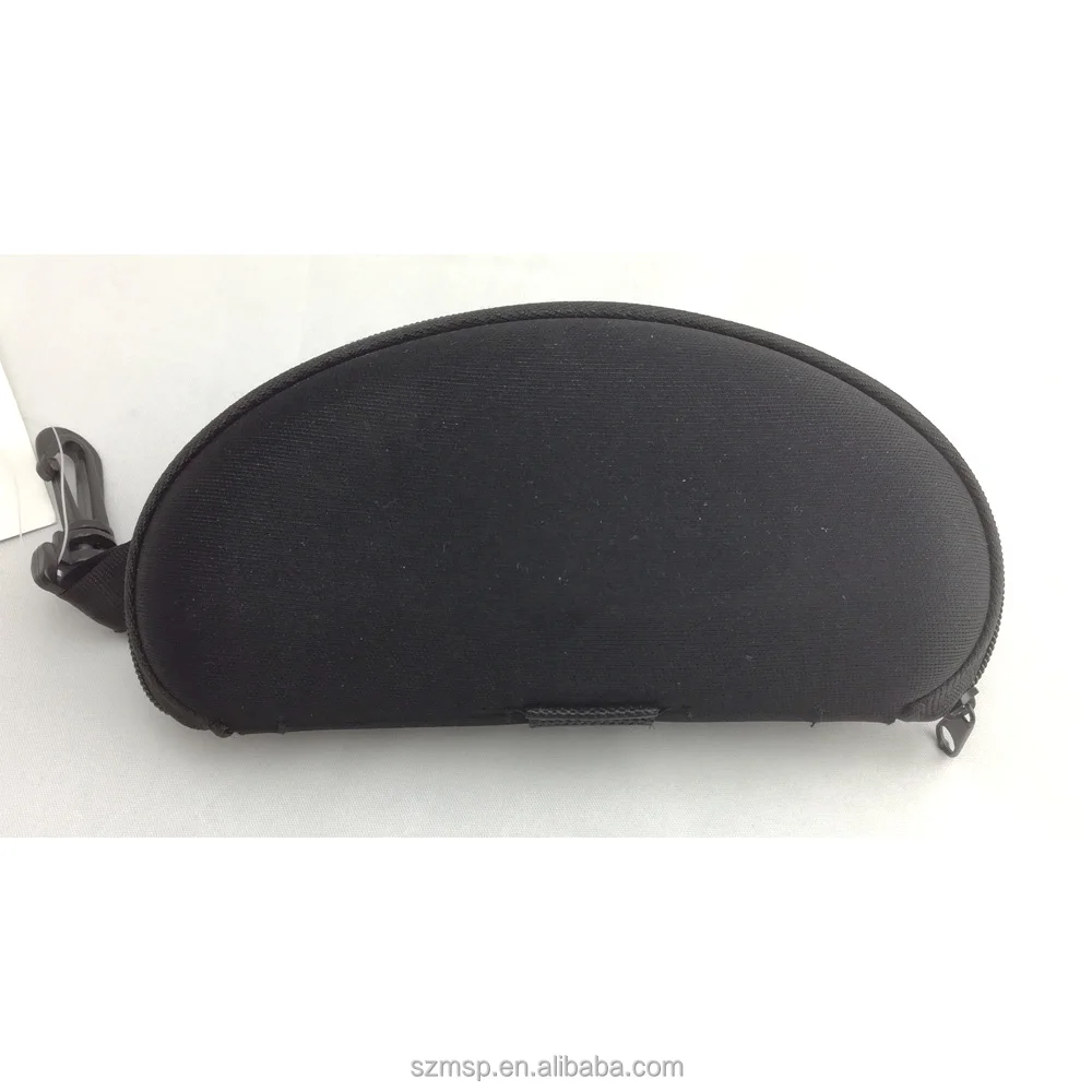 black hard shell sunglasses case, portable  unisex glasses bag,can print your logo