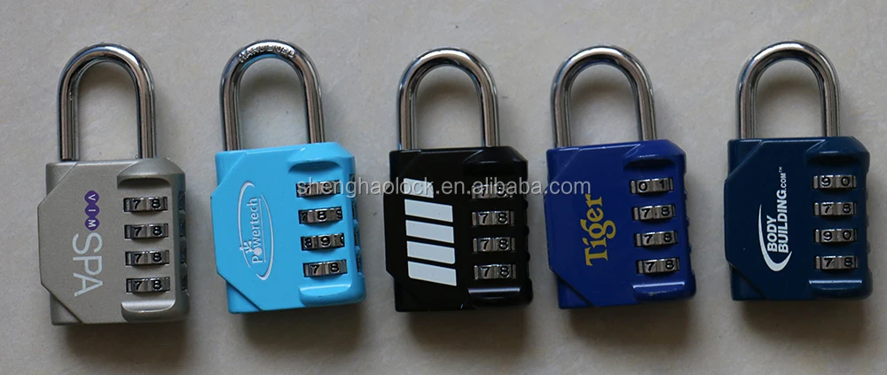 CH-604 resettable password combination padlock mailbox 4 digit/dial combination lock