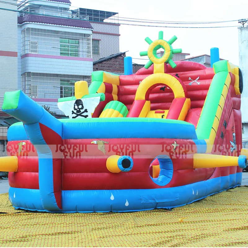 Горячая Распродажа высокое качество надувной пиратский корабль игровая площадка новый дизайн