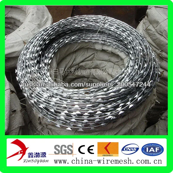 колючая проволока/Виды армированной колючей ленты