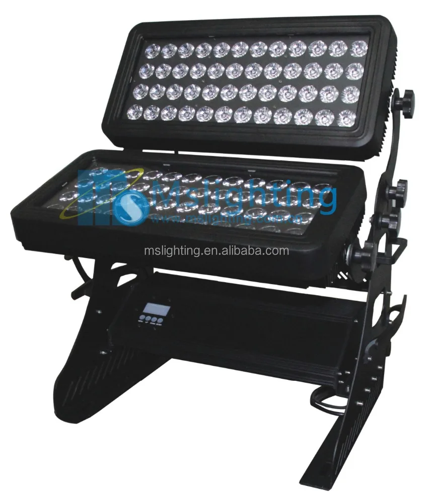 96*18W RGBWAUV 6IN1 Multi-Color LED wall washer Light