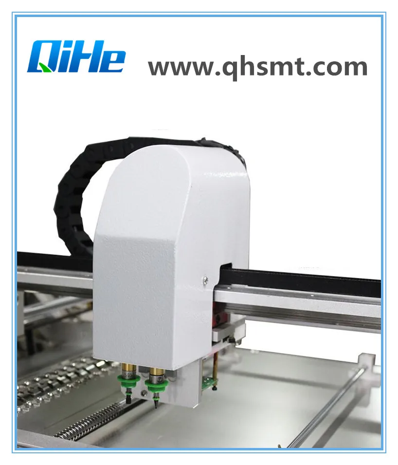 Мини настольный захвата и установки машины QIHE TVM802B-X с фиксируемая фокусная фотокамера рыбий глаз промышленный пк