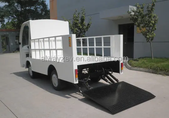 Electric garbage collecting Vehicle with tail lift AW1020X6