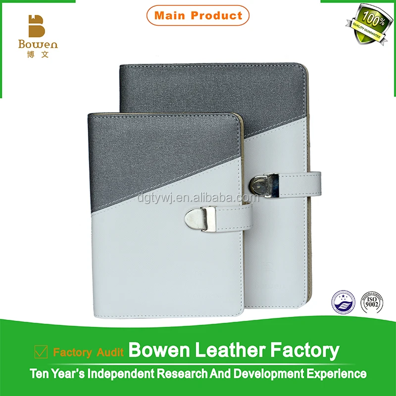 BWB-25-F dairy planner/A5 leather organizer planner/embossed leather planner