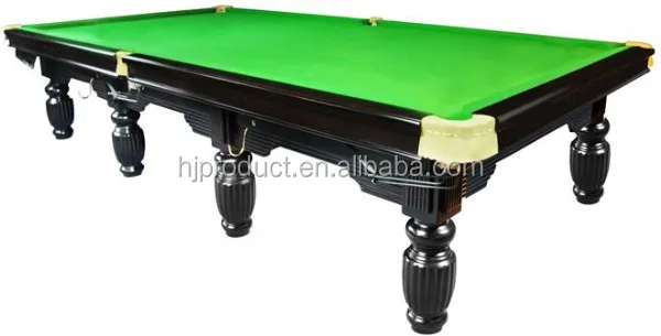 Luxury international standard tournament 12 ft snooker table, solid snooker table for sale