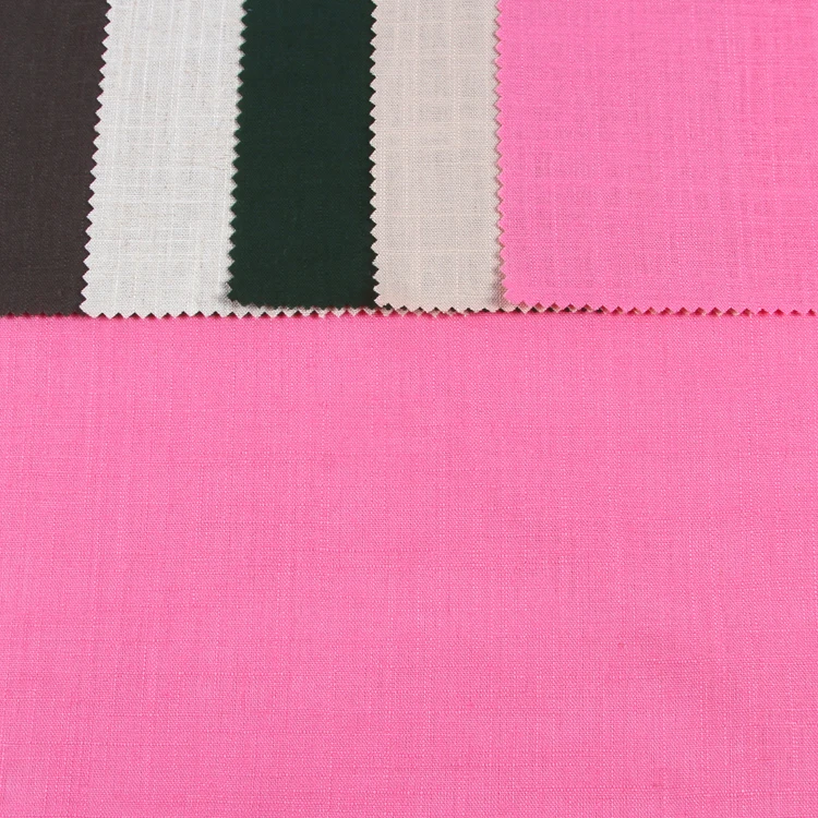 High quality woven viscose wide width linen clothing fabric usa for garments