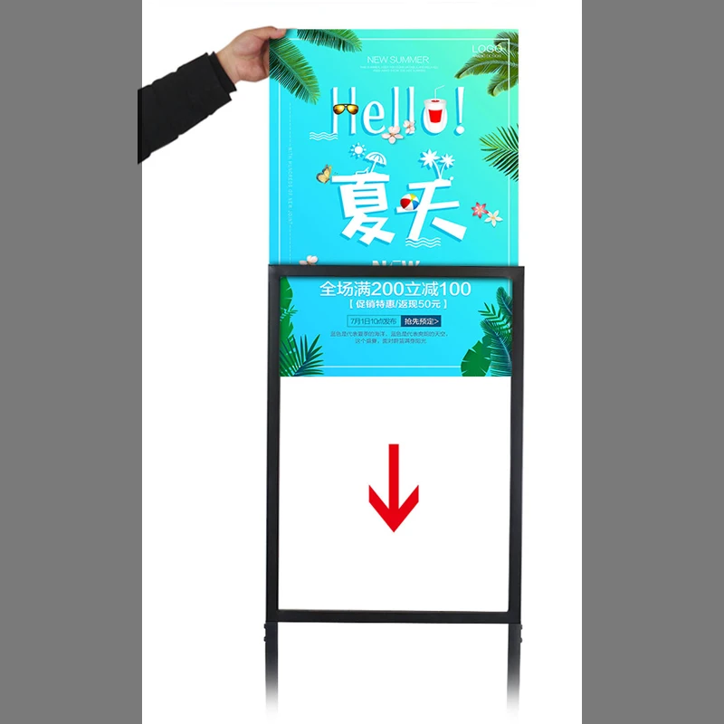 sign holder poster stand equipment for the advertising agency foam poster board