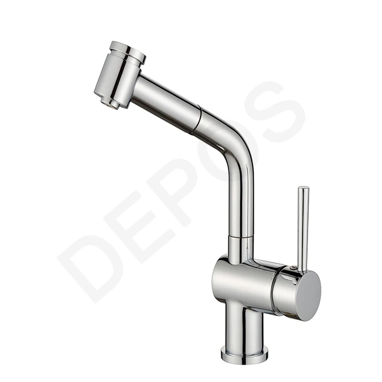 Single lever brass kitchen faucet grifo de cocina pull down faucet