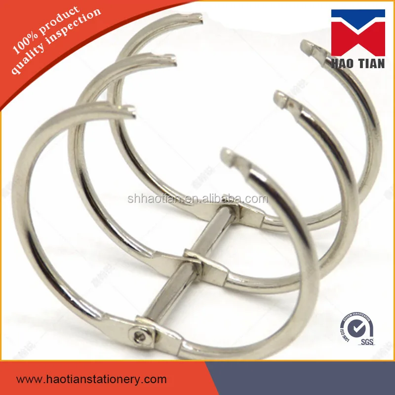 stock calendar binder clip 3 open ring for loose leaf binding