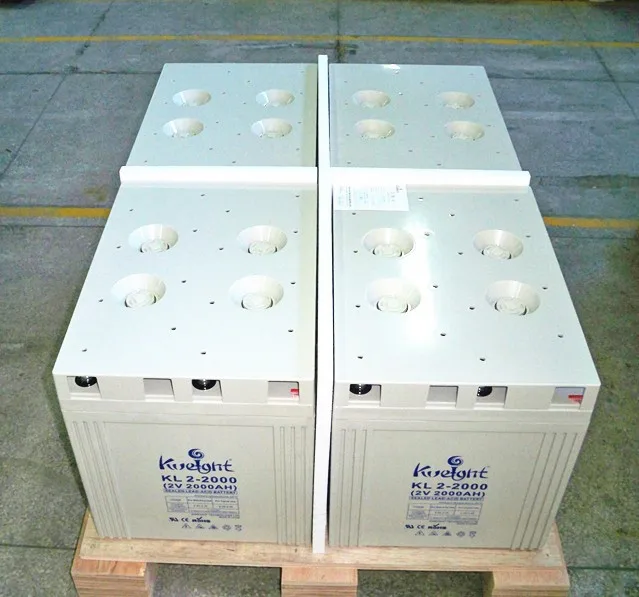 48 Volt Battery Packs 2v 2000ah For Solar Powered System Energy Storage battery Deep cycle rechargeable battery packs 2V