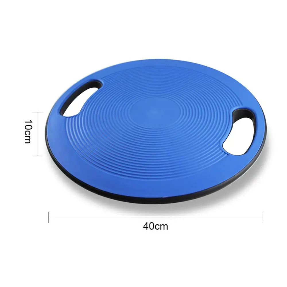
40cm Non-Slip Bottom and Top Balance Board with Side Handles Stability Disc Waist Wriggling Circular Plate Factory Hot Selling 