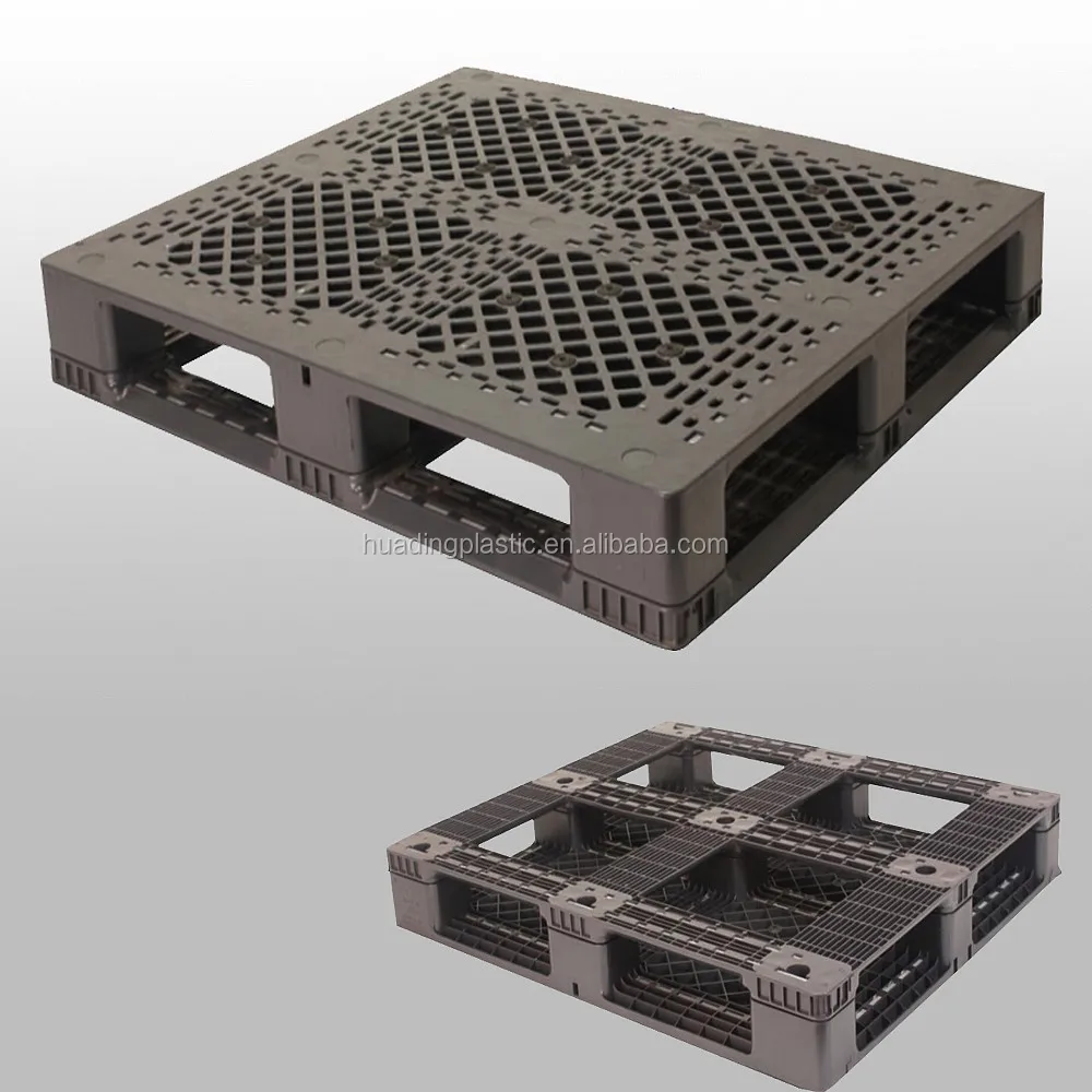 40'X 48'1200x1000 euro pallet Black Plastic Pallets anti-slip for plastic pallet