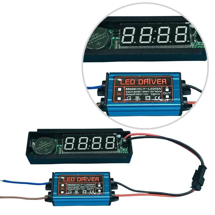 Time Display for bathroom Mirror AC100-250V