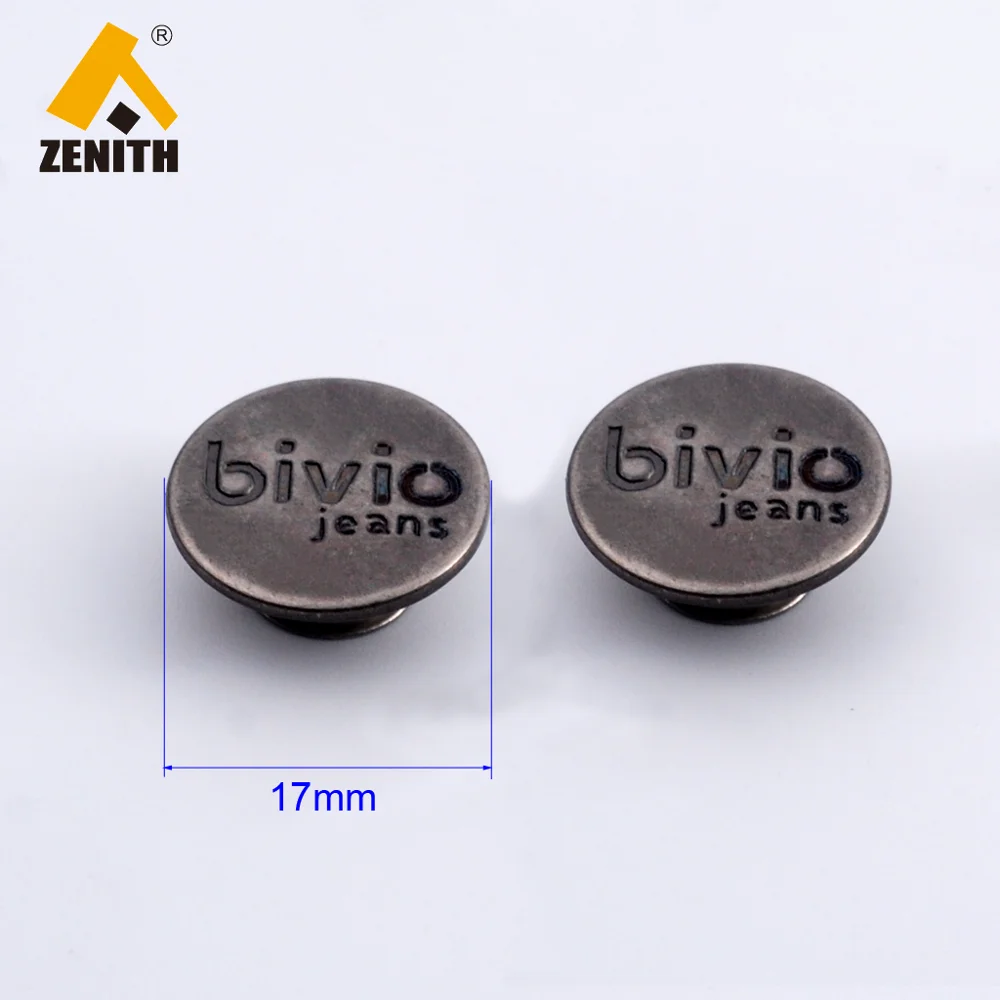 BM10294 Brass Garment Jean Jacket Shank Button