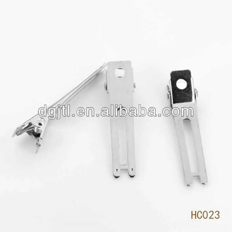 Fashion metal 45mm double prong alligator hair clip