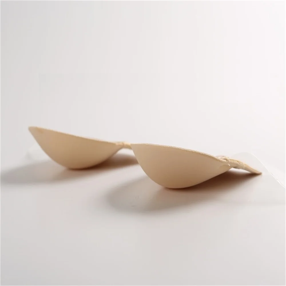 Black Flesh Color One Piece Deep U stype Push Up Cups Invisible Bra