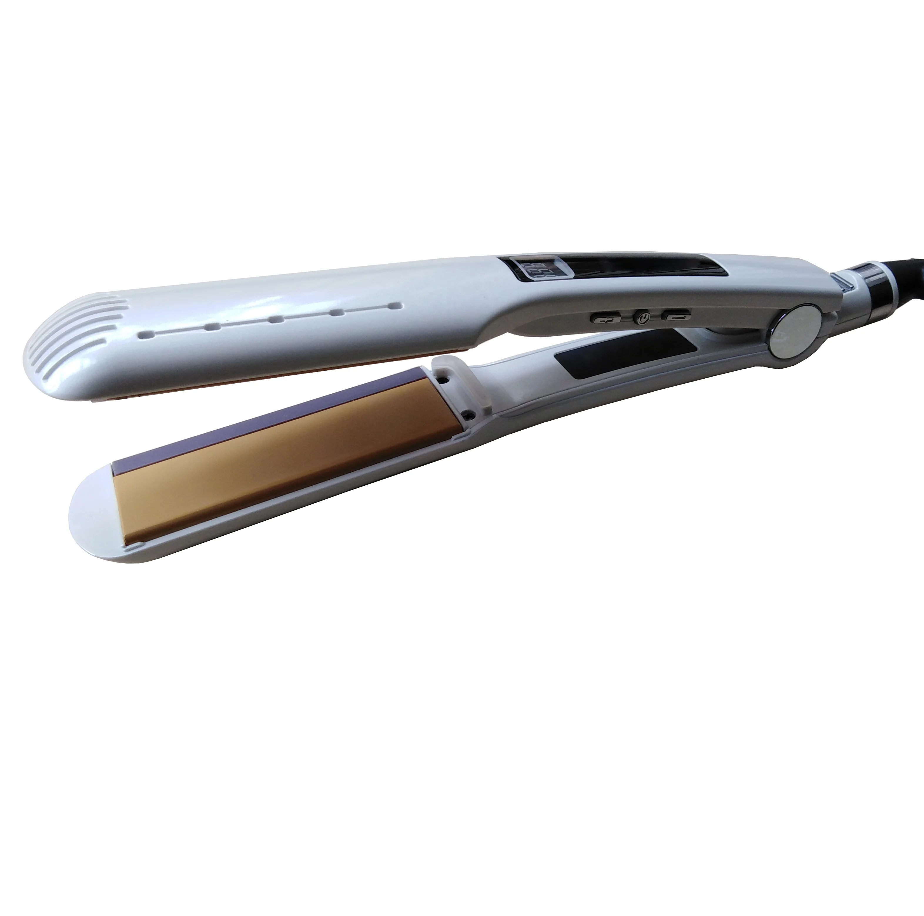 Жемчужно-белый цвет 80-230C практичный утюжок для волос