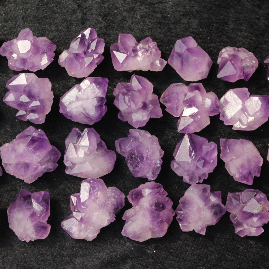 
PRETTY Quartz Natural Tibetan Skeletal Purple AMETHYST Feng Shui High Quality Amethyst Crystal Cluster Aleamethyst Crystal Point  (60690734739)