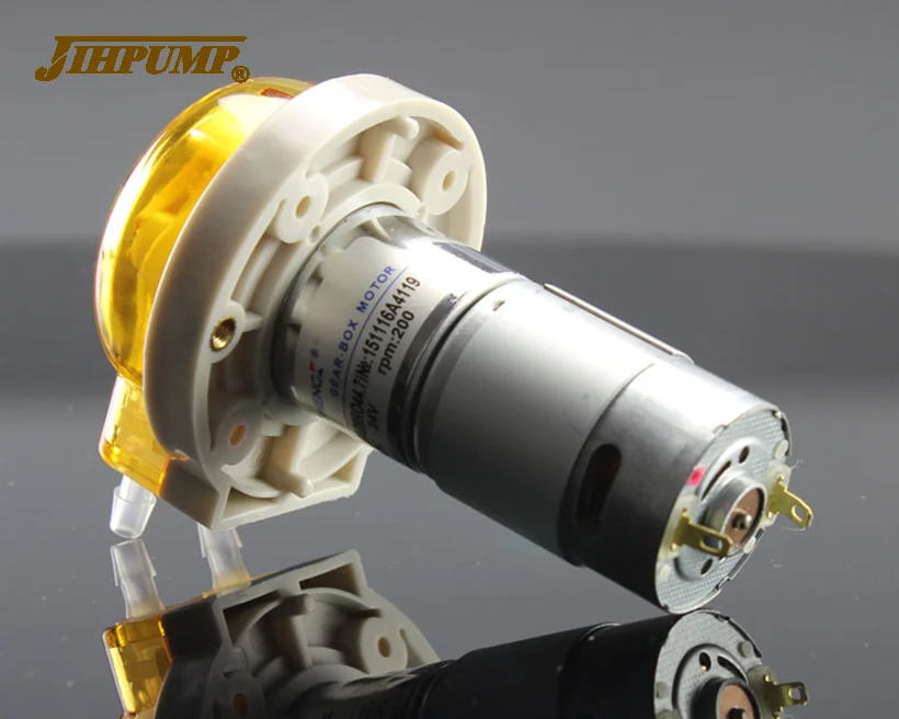 Low Price Peristaltic Pump 24V 12V DC Motor Stepper Motor with Silicone Tubing