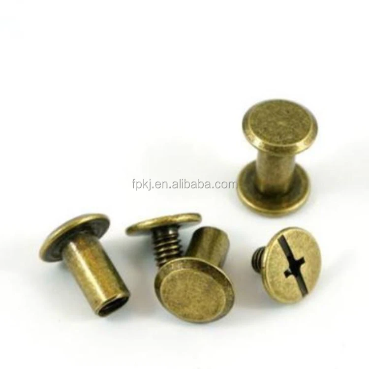 Винты винтажные винты Серебристые/никелевые/черные/латунные винты