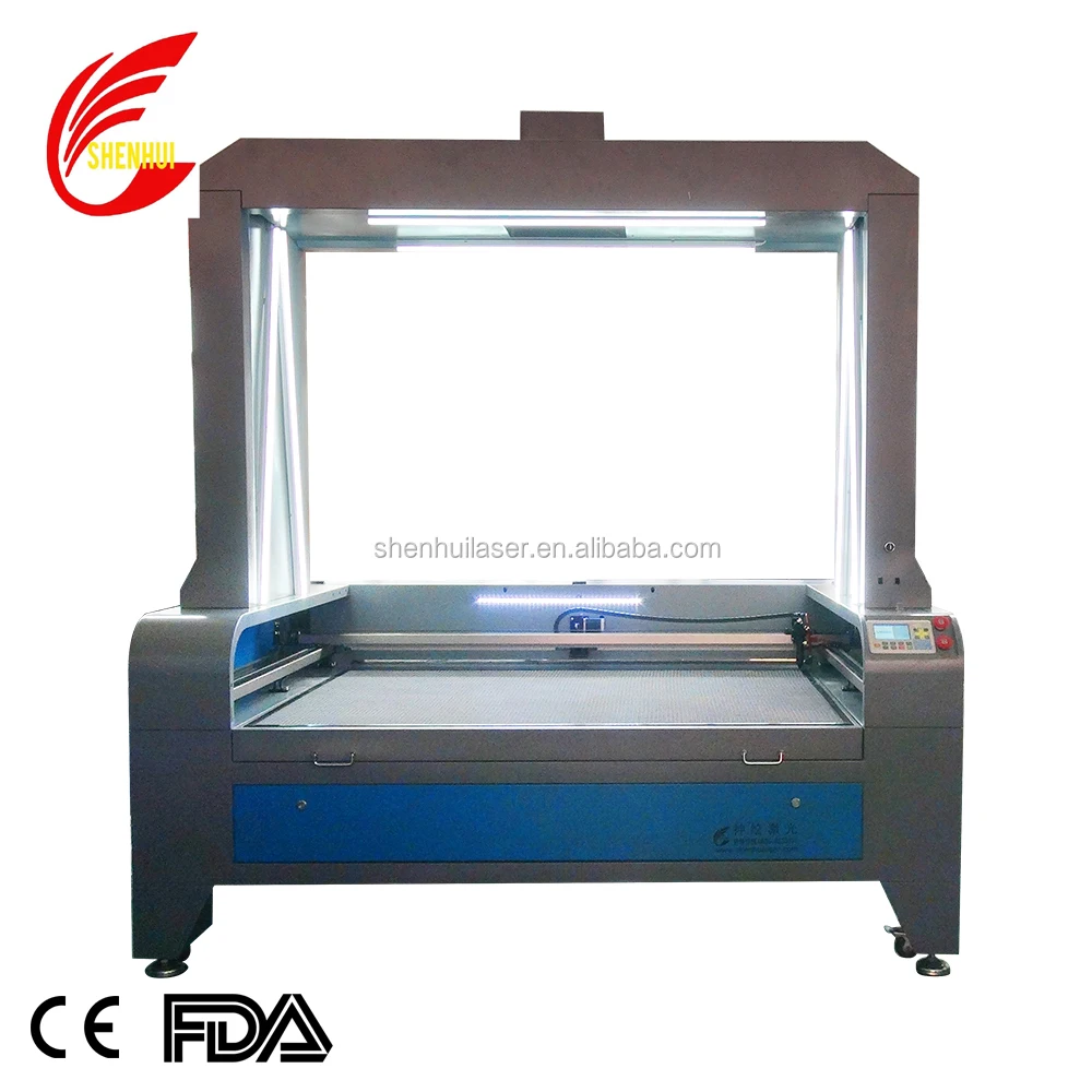 fabric leather 6090 jeans label laser cutting machine with ccd camera