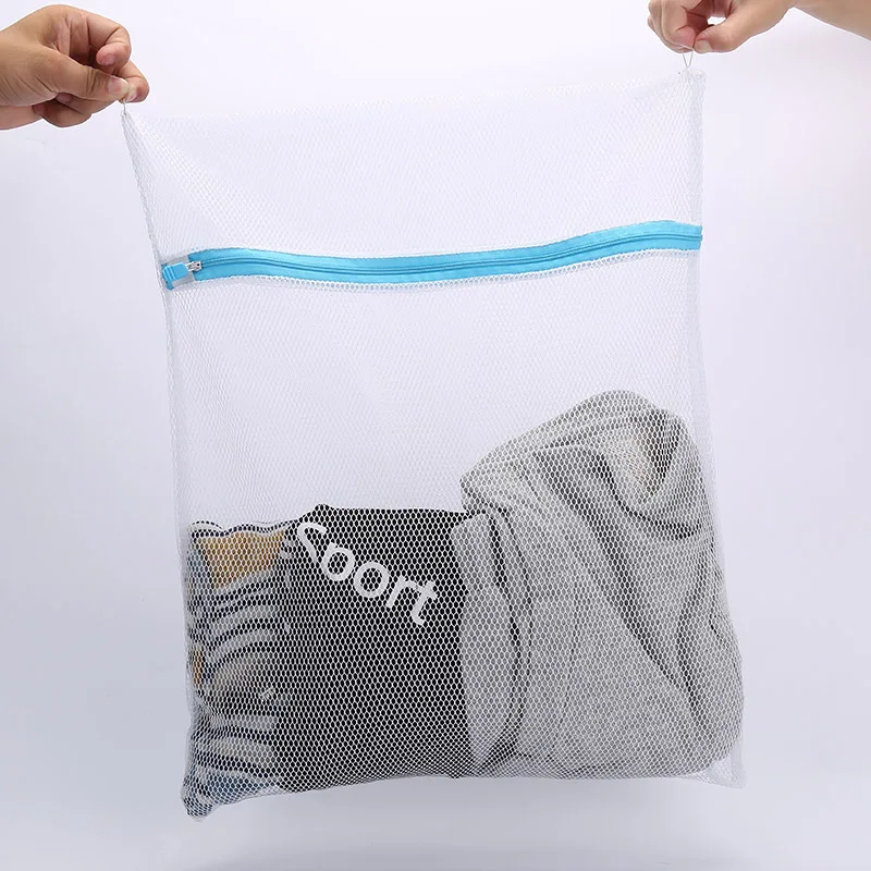 Lingerie Bag for Laundry Delicate Bra Hosiery Garment Effective Protection Mesh Zipper Laundry Washing Machine Bag