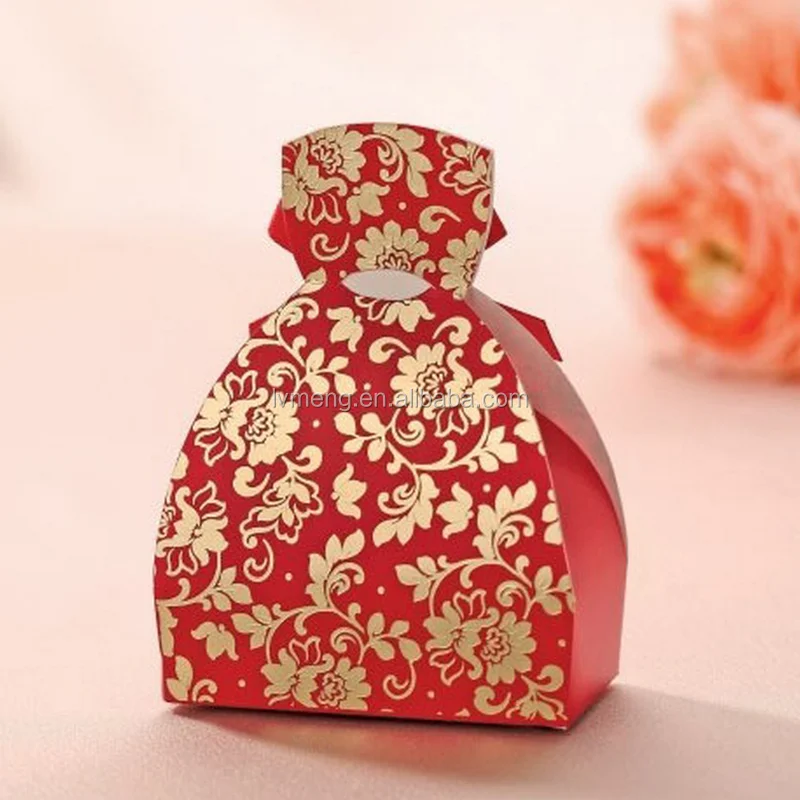 European style female and male candy box/ butterfly ribbon favor box/wedding box