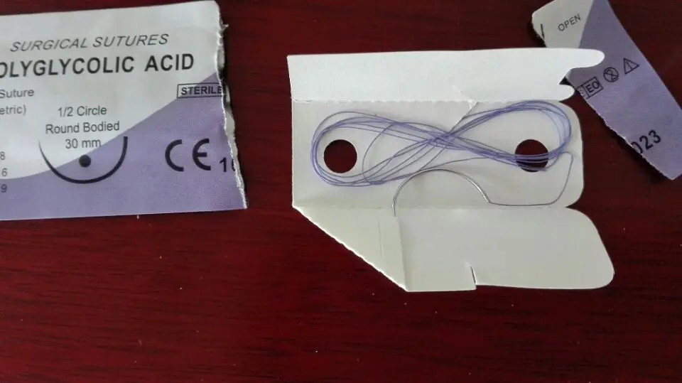 Medical non absorbable and absorbable catgut/PGA/PDO/SILK/NYLON/polyester/polypropylene